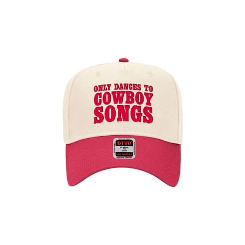 Cap with 'Only Dances to Cowboy Songs' text