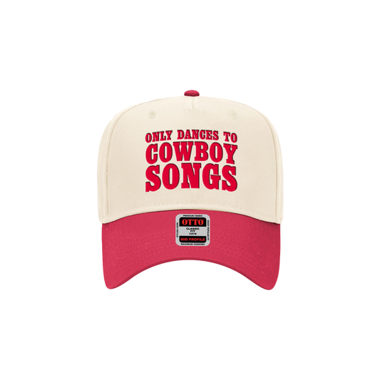 Cap with 'Only Dances to Cowboy Songs' text